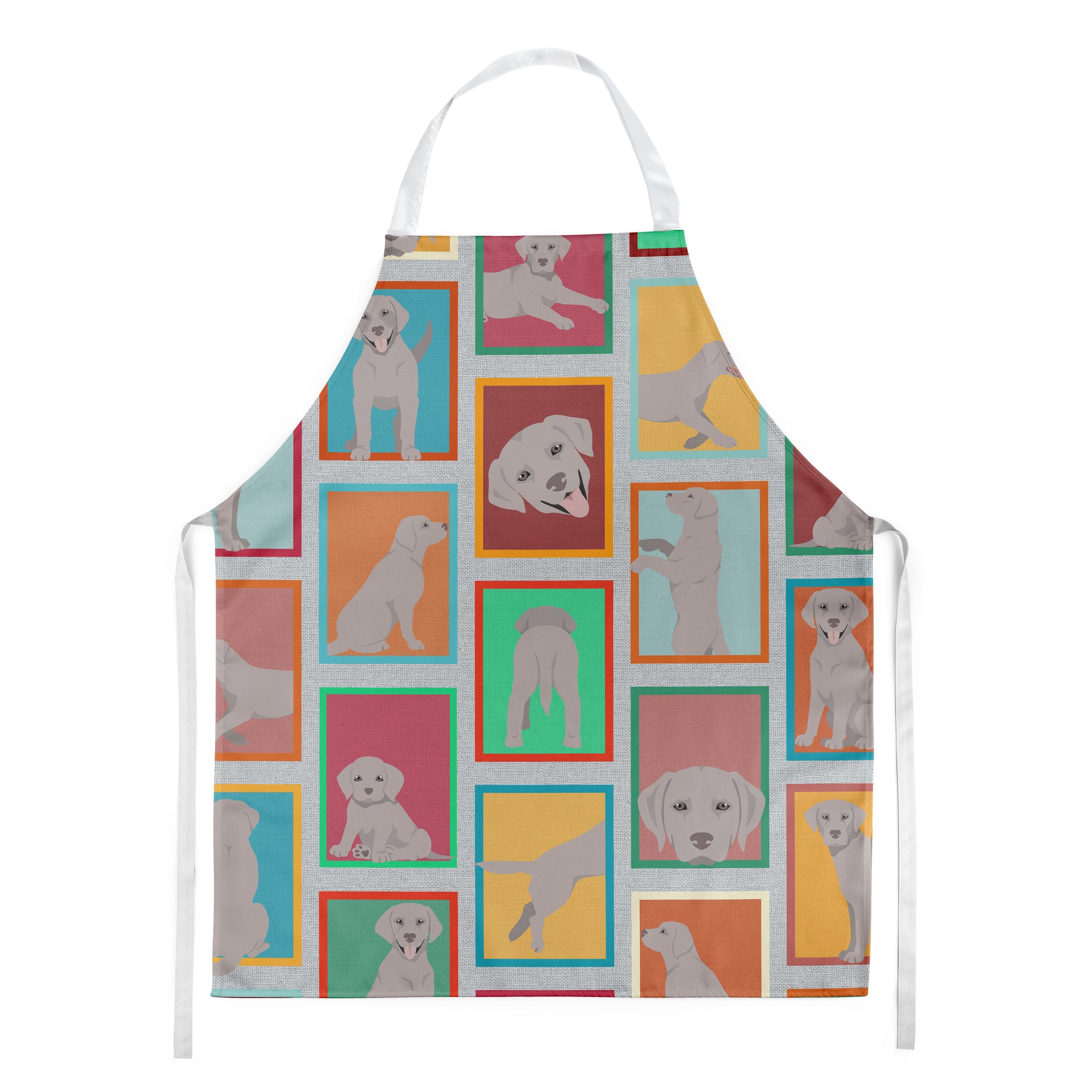 Lots of Grey Labrador Retriever Apron  the-store.com.