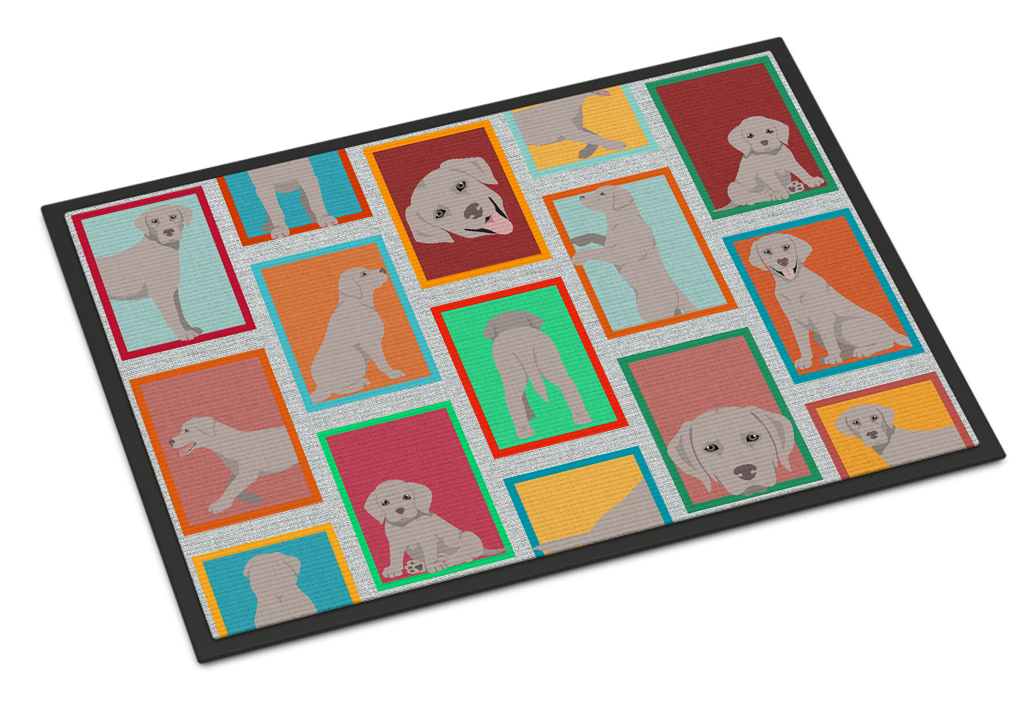 Buy this Lots of Grey Labrador Retriever Indoor or Outdoor Mat 18x27