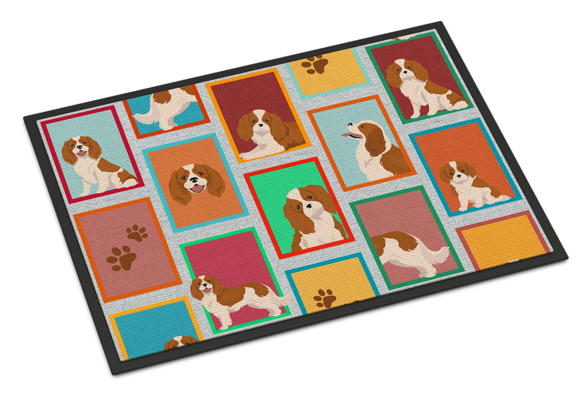 Buy this Lots of Blenheim Cavalier Spaniel Indoor or Outdoor Mat 18x27