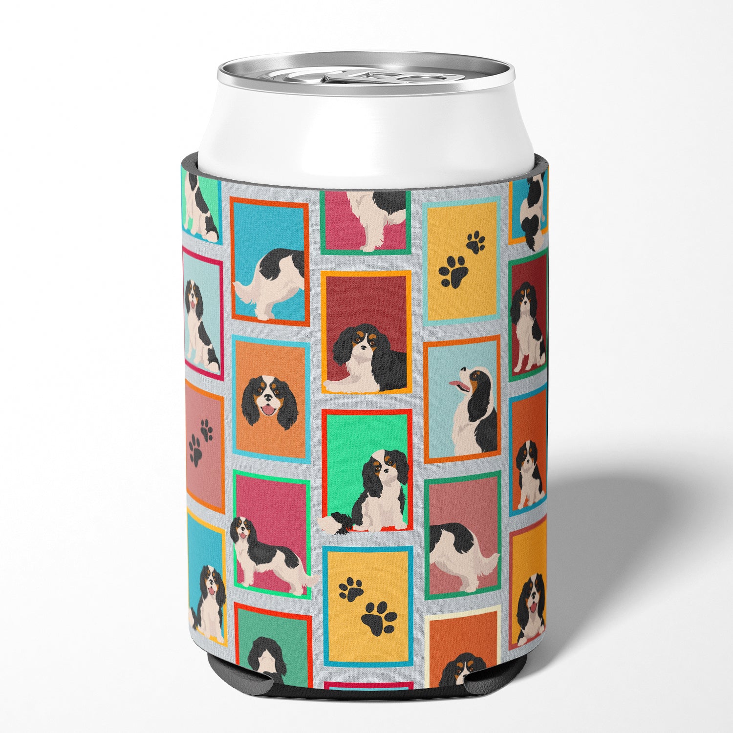 Lots of Tricolor Cavalier Spaniel Can or Bottle Hugger  the-store.com.