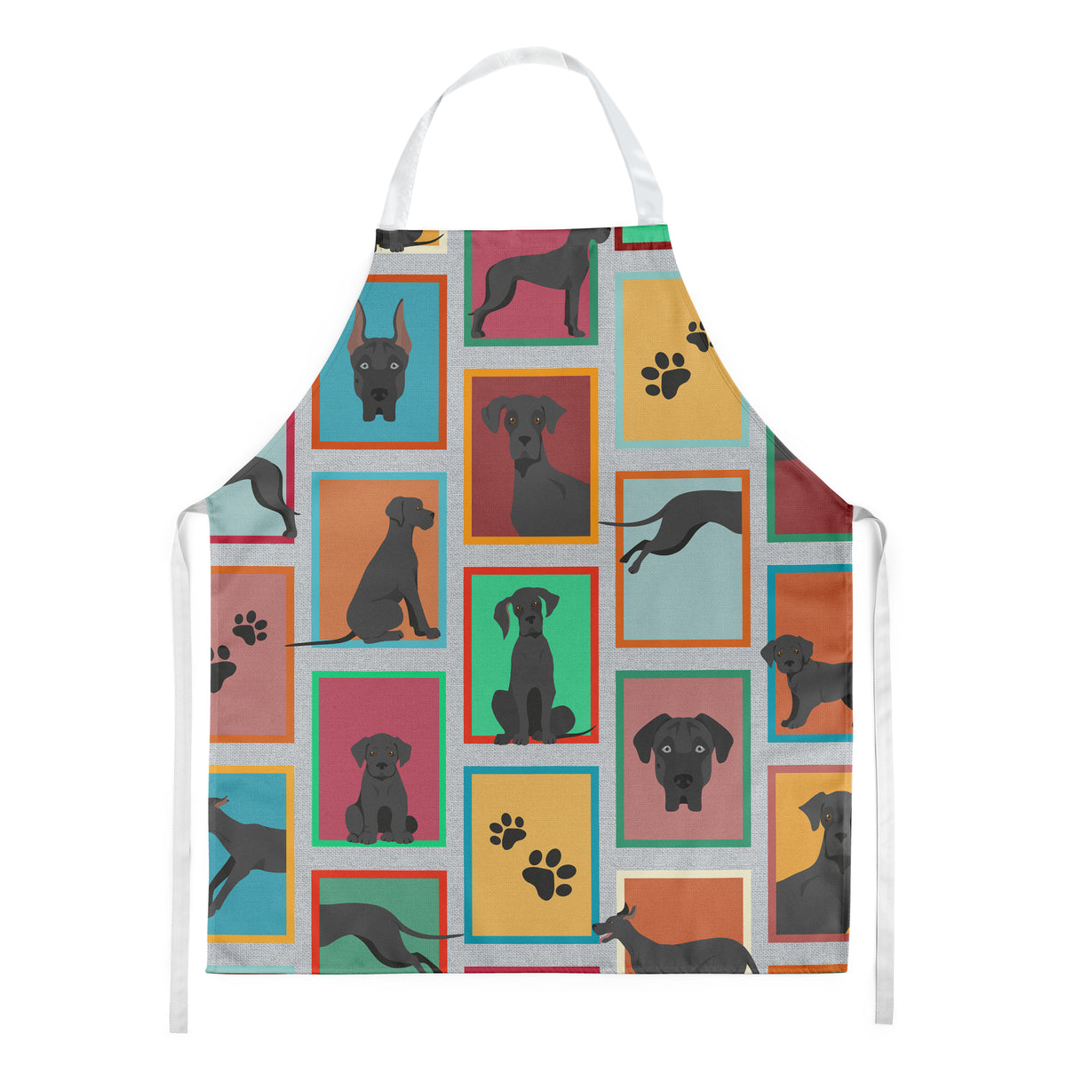 Lots of Black Great Dane Apron  the-store.com.