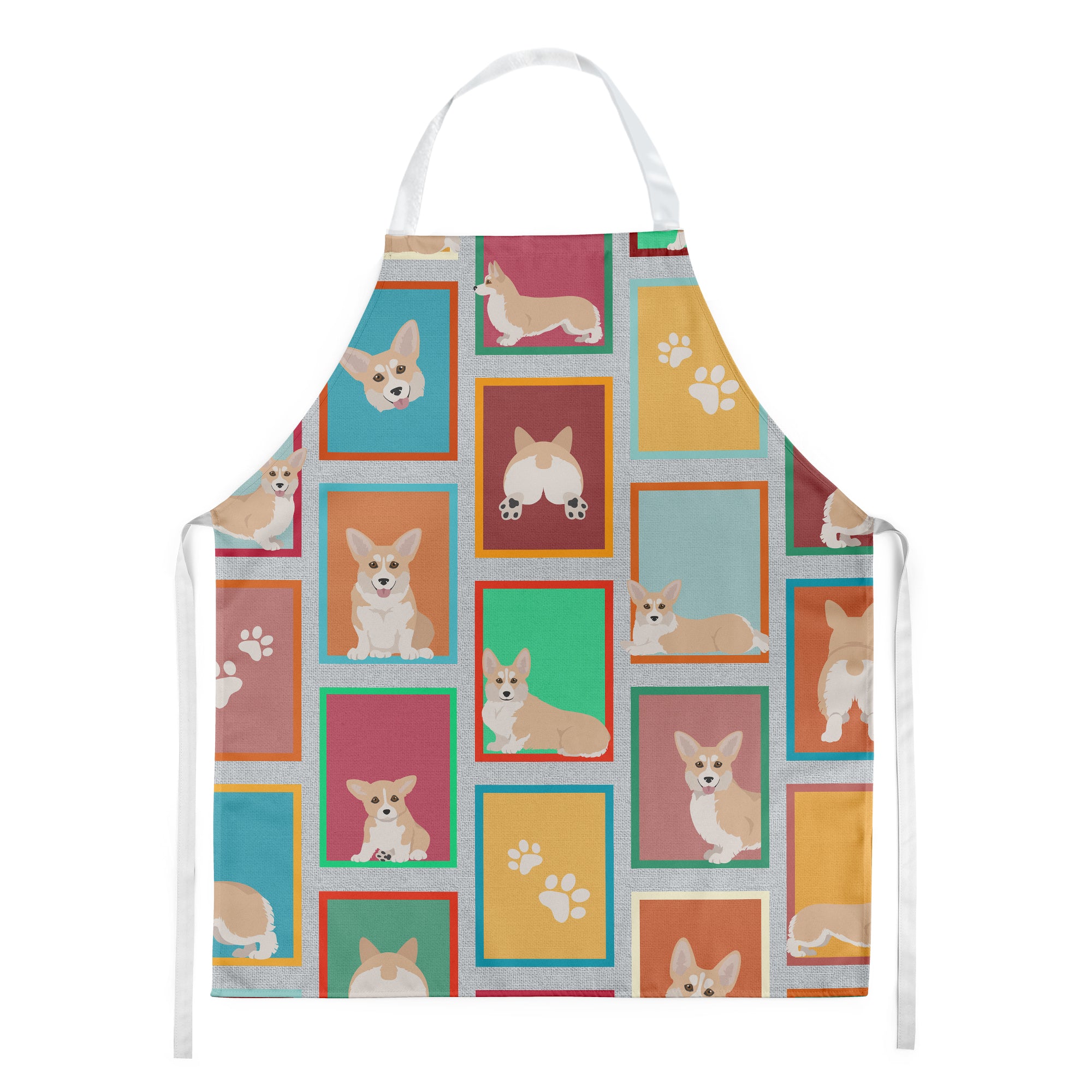 Lots of Fawn Pembroke Corgi Apron  the-store.com.