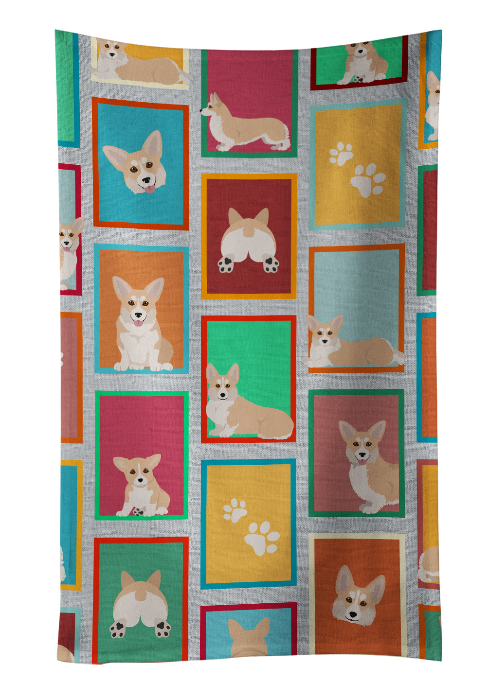 Buy this Lots of Fawn Pembroke Corgi Kitchen Towel