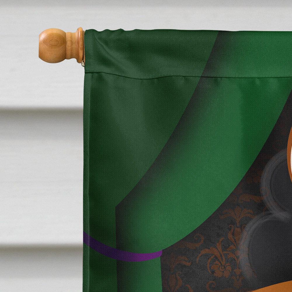 Cavalier Spaniel Halloween House Flag  the-store.com.