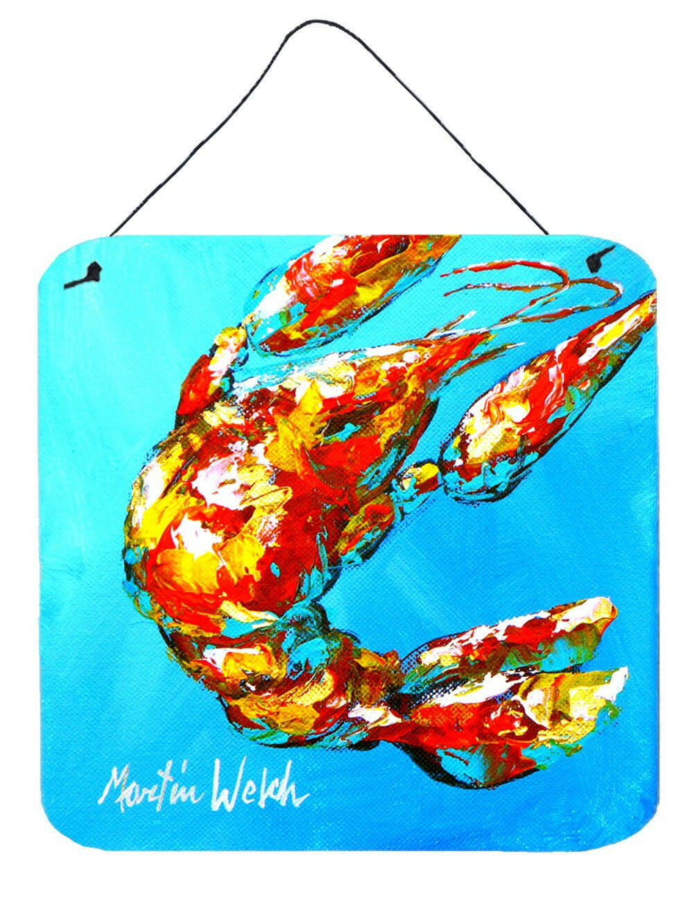 Crawfish Baby Craw Aluminium Metal Wall or Door Hanging Prints by Caroline&#39;s Treasures