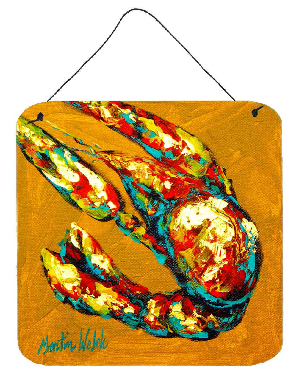 Crawfish Crawfish &amp; Hot Aluminium Metal Wall or Door Hanging Prints by Caroline&#39;s Treasures