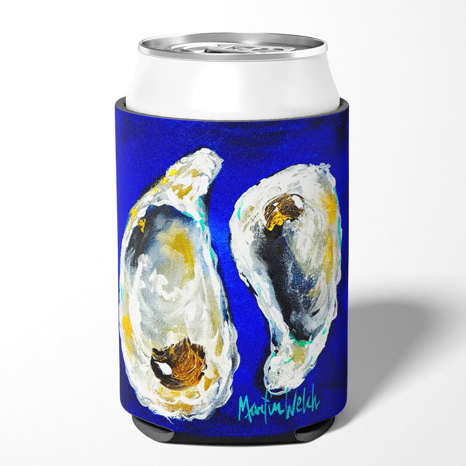 Oyster I Hear You Can or Bottle Beverage Insulator Hugger.