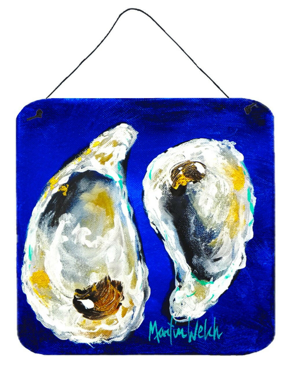 Oyster I Hear You Aluminium Metal Wall or Door Hanging Prints by Caroline's Treasures