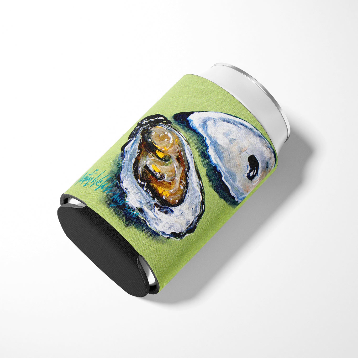 Oyster Two Shells Can or Bottle Beverage Insulator Hugger.