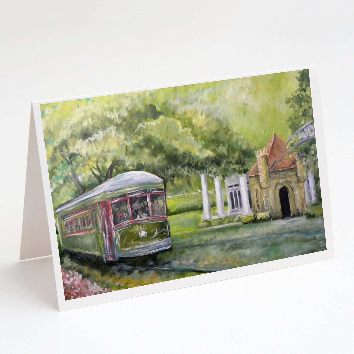 Buy this Streetcar Next Stop Audubon Park Greeting Cards Pack of 8