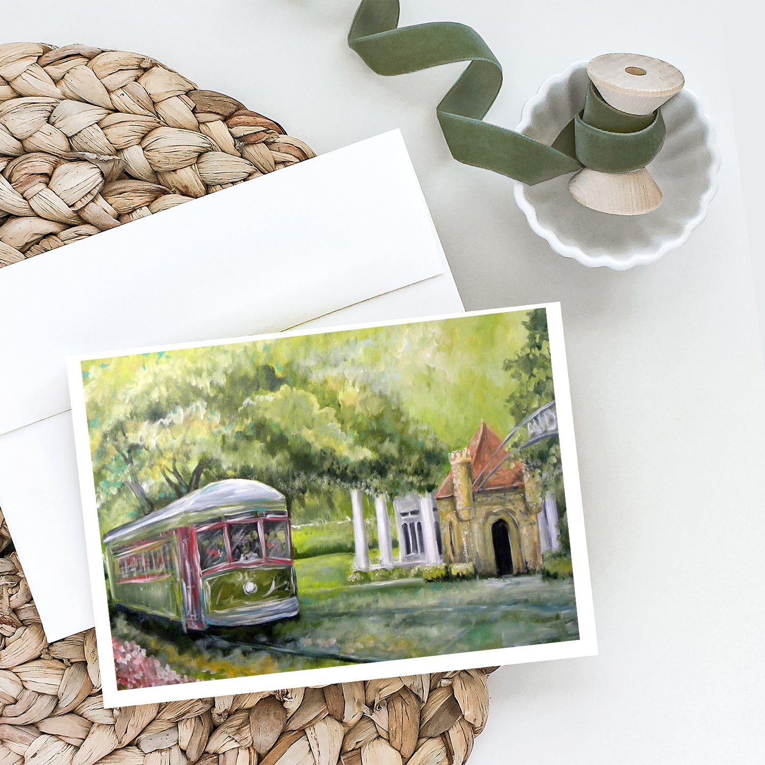 Buy this Streetcar Next Stop Audubon Park Greeting Cards Pack of 8