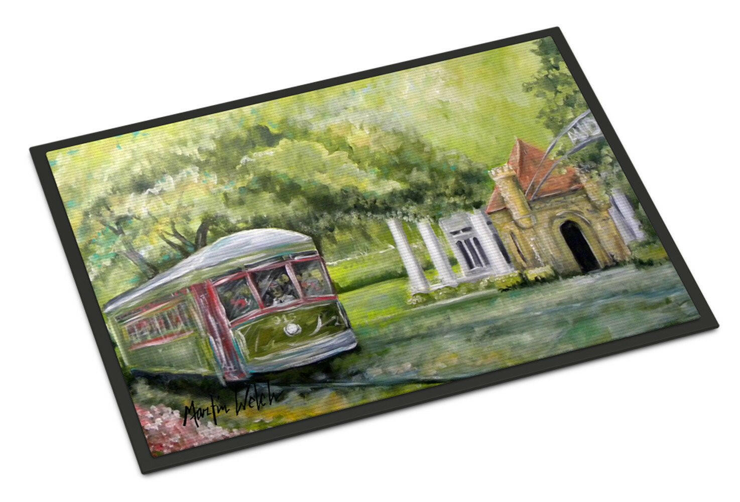 Streetcar Next Stop Audubon Park Indoor or Outdoor Mat 24x36 Doormat - the-store.com