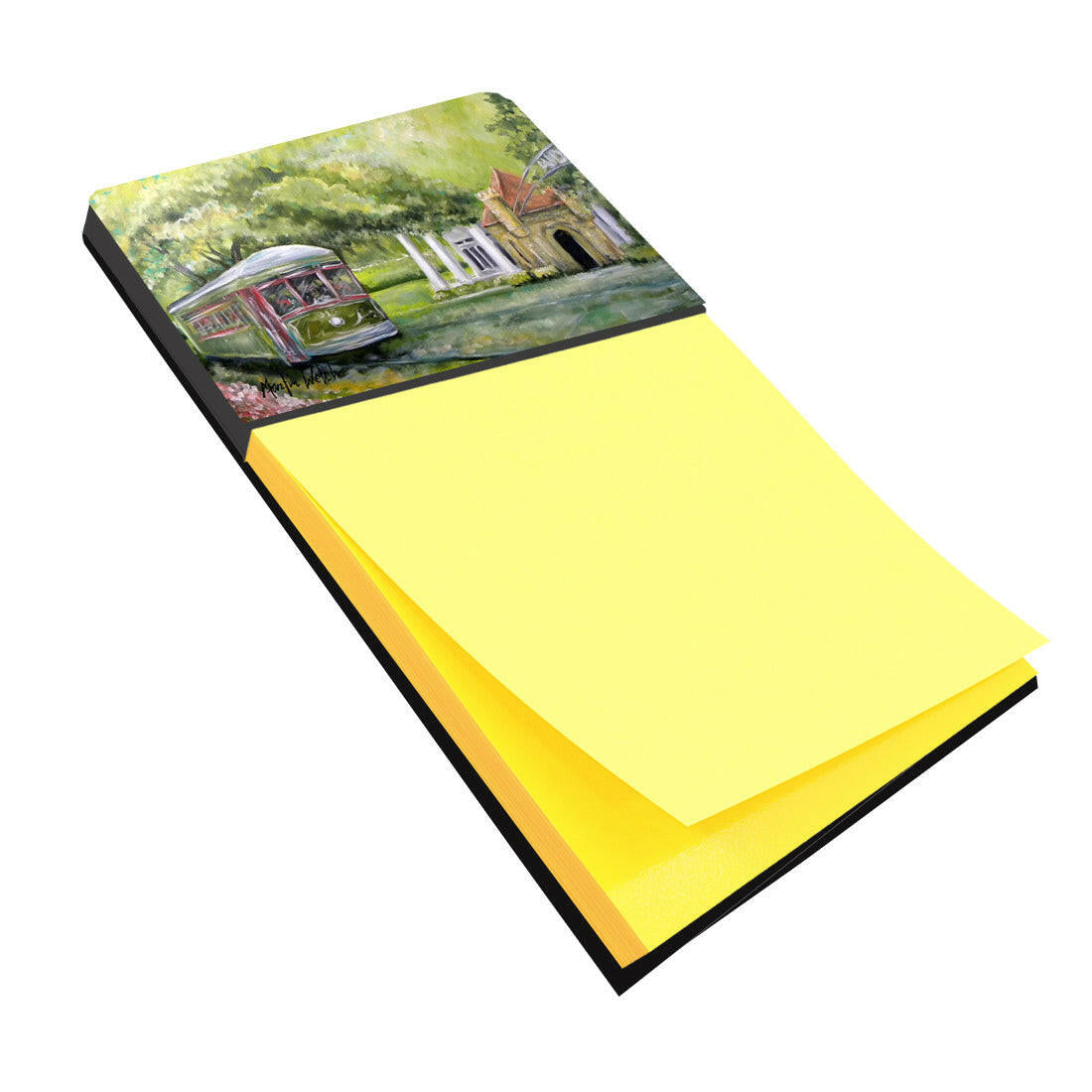 Streetcar Next Stop Audubon Park Refiillable Sticky Note Holder or Postit Note Dispenser MW1091SN by Caroline's Treasures