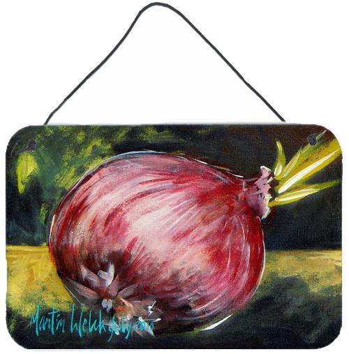 Vegetables - Onion One-Yun Aluminium Metal Wall or Door Hanging Prints by Caroline's Treasures