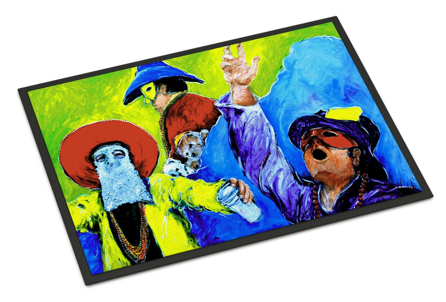 Mardi Gras  Indoor or Outdoor Mat 24x36 Doormat - the-store.com