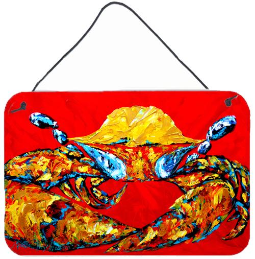 Crab Fat and Sassy Aluminium Metal Wall or Door Hanging Prints by Caroline's Treasures