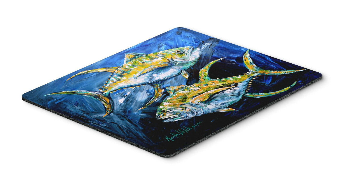 Fish - Tuna Tuna Blue Mouse Pad, Hot Pad or Trivet by Caroline&#39;s Treasures