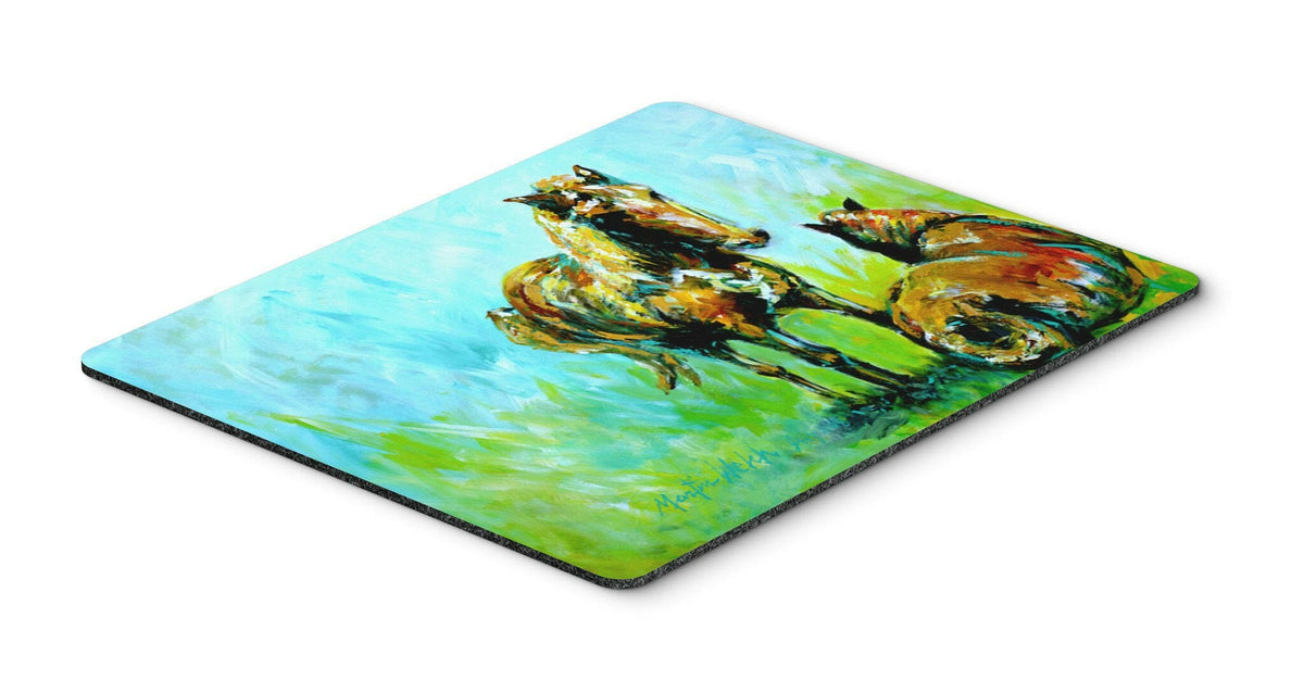 Horse Grazin Mouse Pad, Hot Pad or Trivet by Caroline&#39;s Treasures