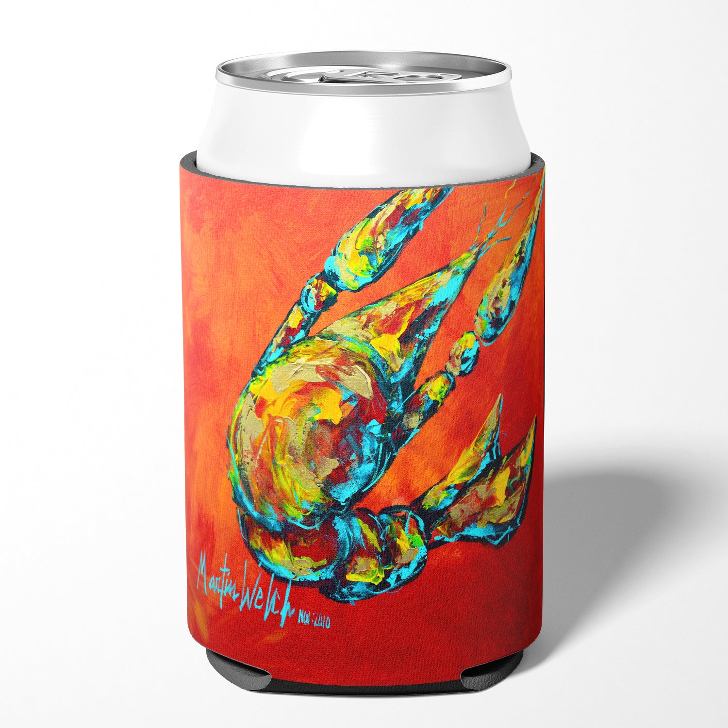 Crawfish Spicy Craw Can or Bottle Beverage Insulator Hugger.