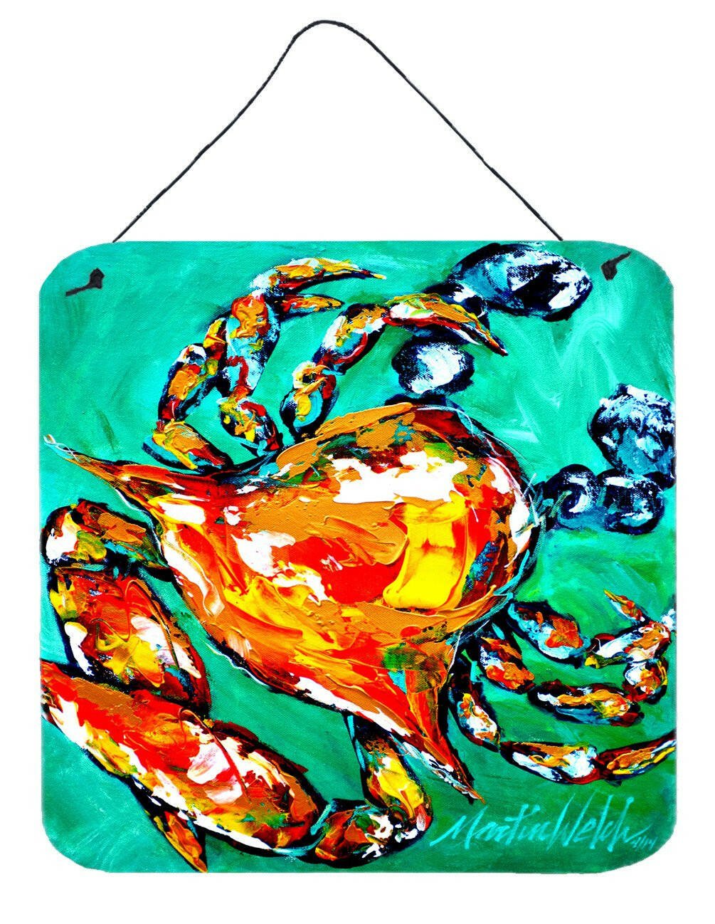 Crab Wall or Door Hanging Prints MW1142DS66 by Caroline's Treasures