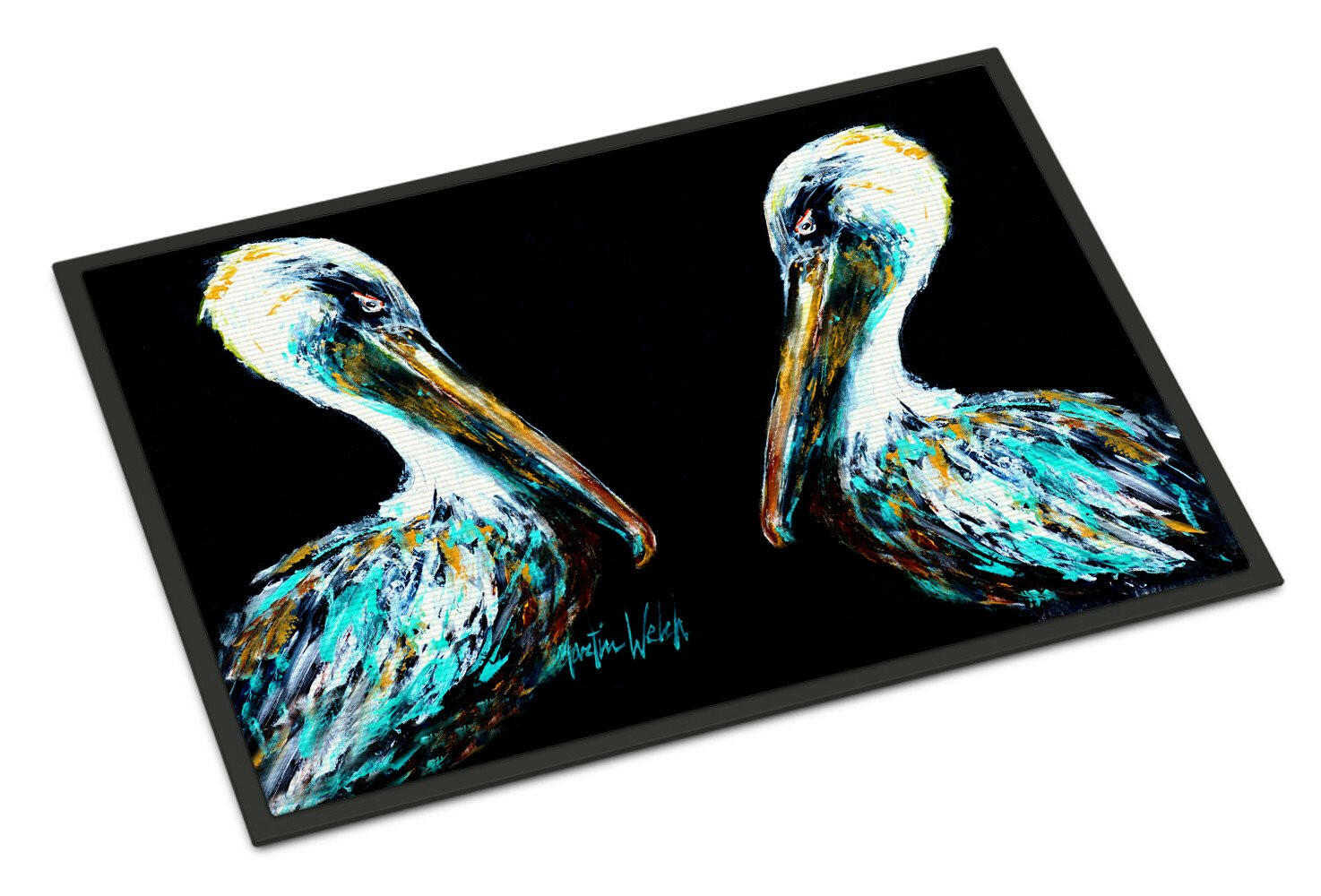 Dressed in Black Pelican Indoor or Outdoor Mat 18x27 MW1164MAT - the-store.com