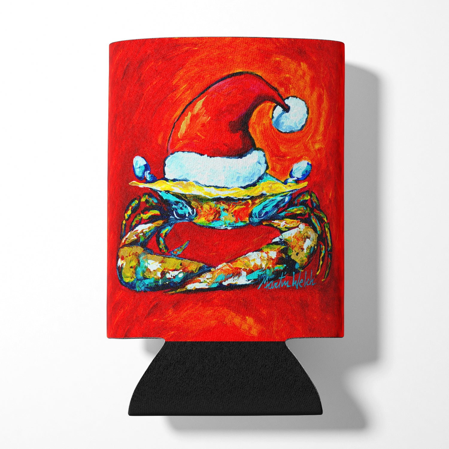 Crab in Santa Hat Santa Claws Can or Bottle Hugger MW1169CC.