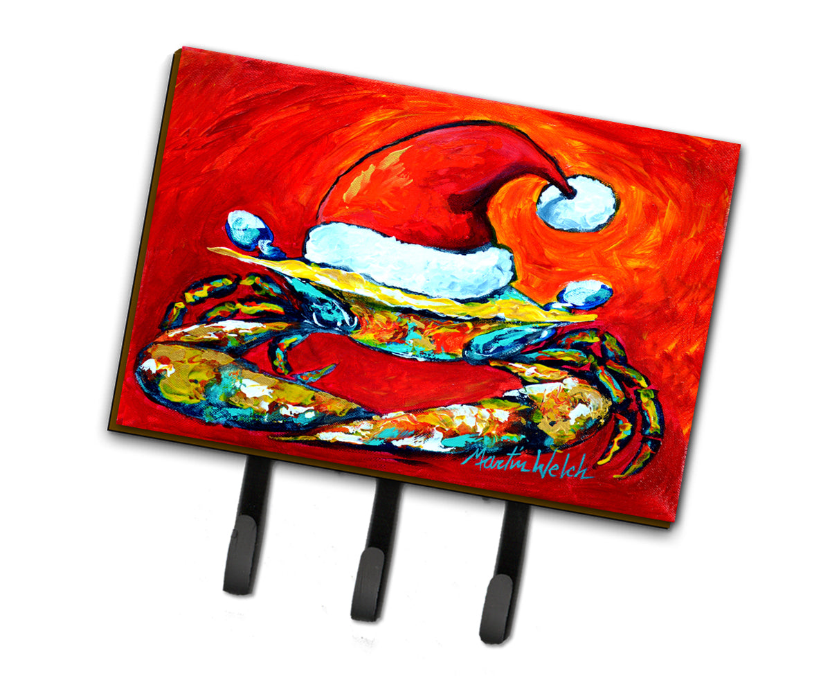 Crab in Santa Hat Santa Claws Leash or Key Holder MW1169TH68  the-store.com.