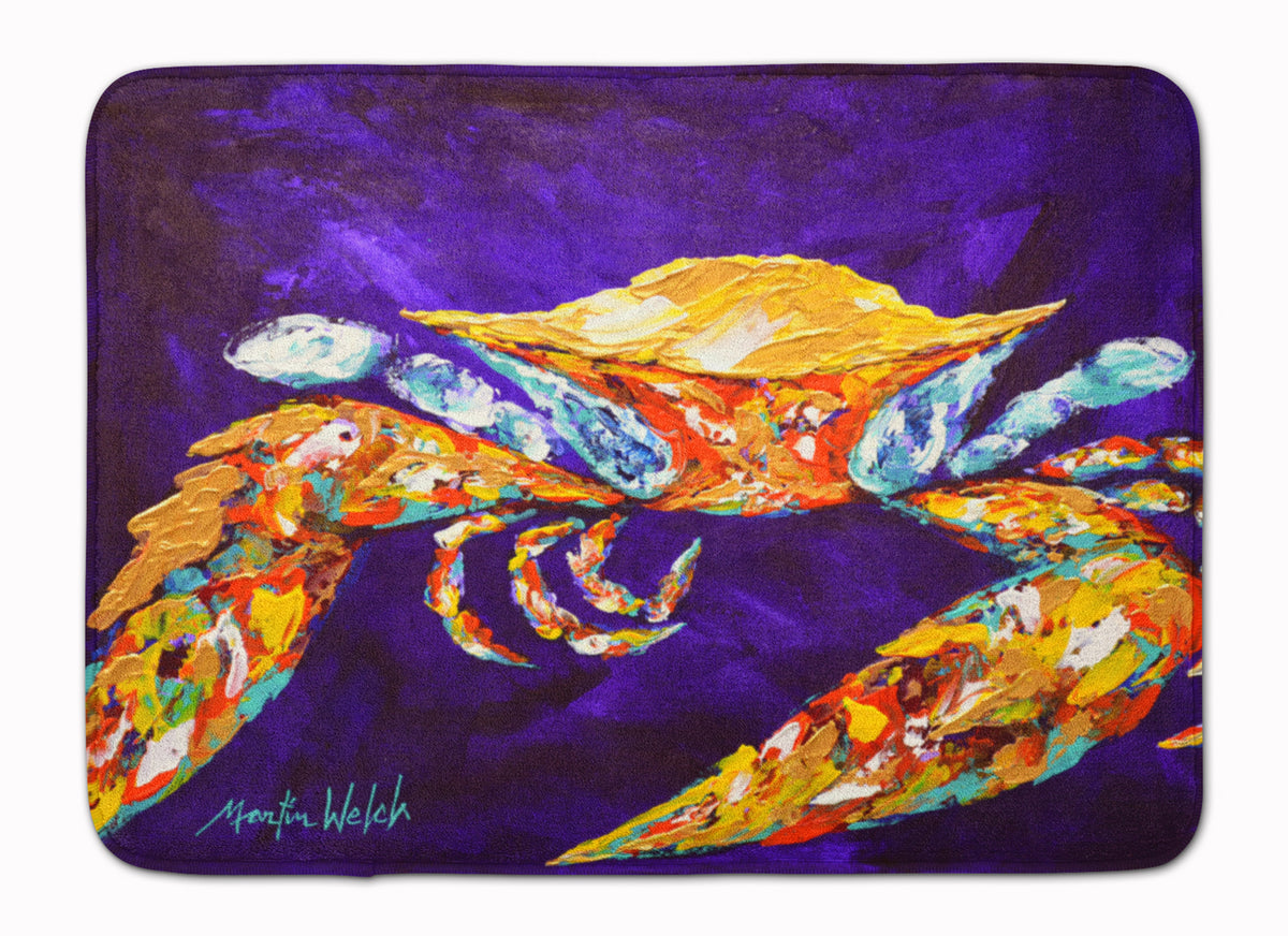 The Right Stuff Crab in Purple Machine Washable Memory Foam Mat MW1172RUG - the-store.com