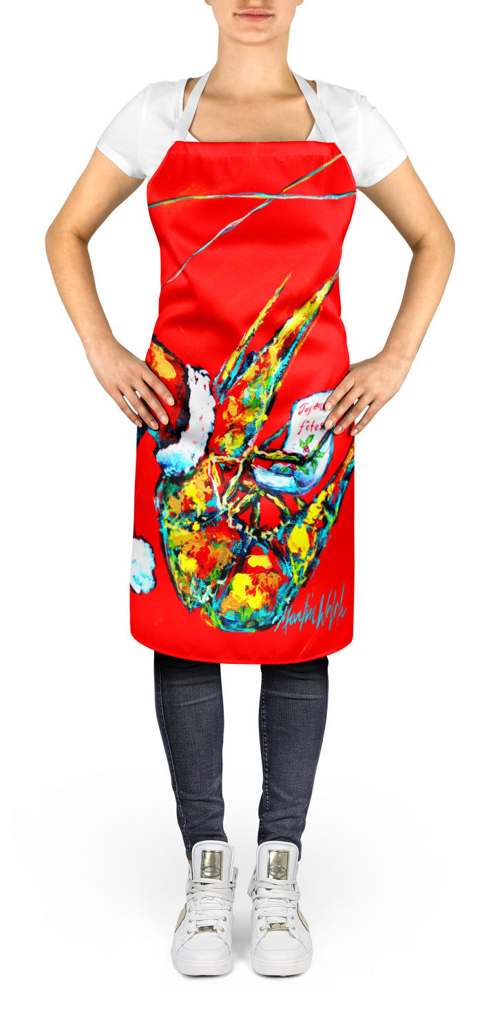 Happy Holidays Shrimp Apron MW1197APRON - the-store.com