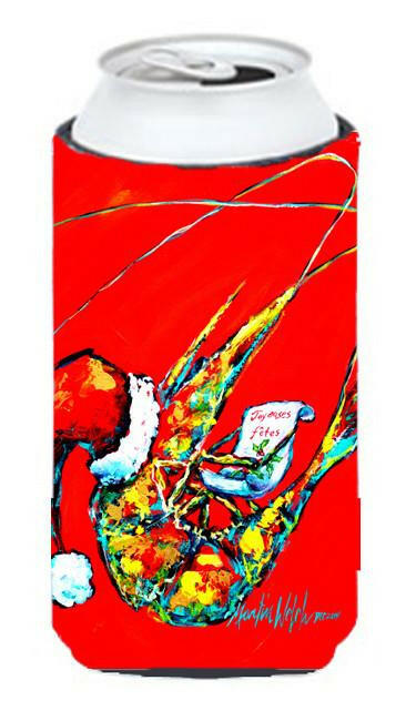 Happy Holidays Shrimp Tall Boy Beverage Insulator Hugger MW1197TBC by Caroline's Treasures