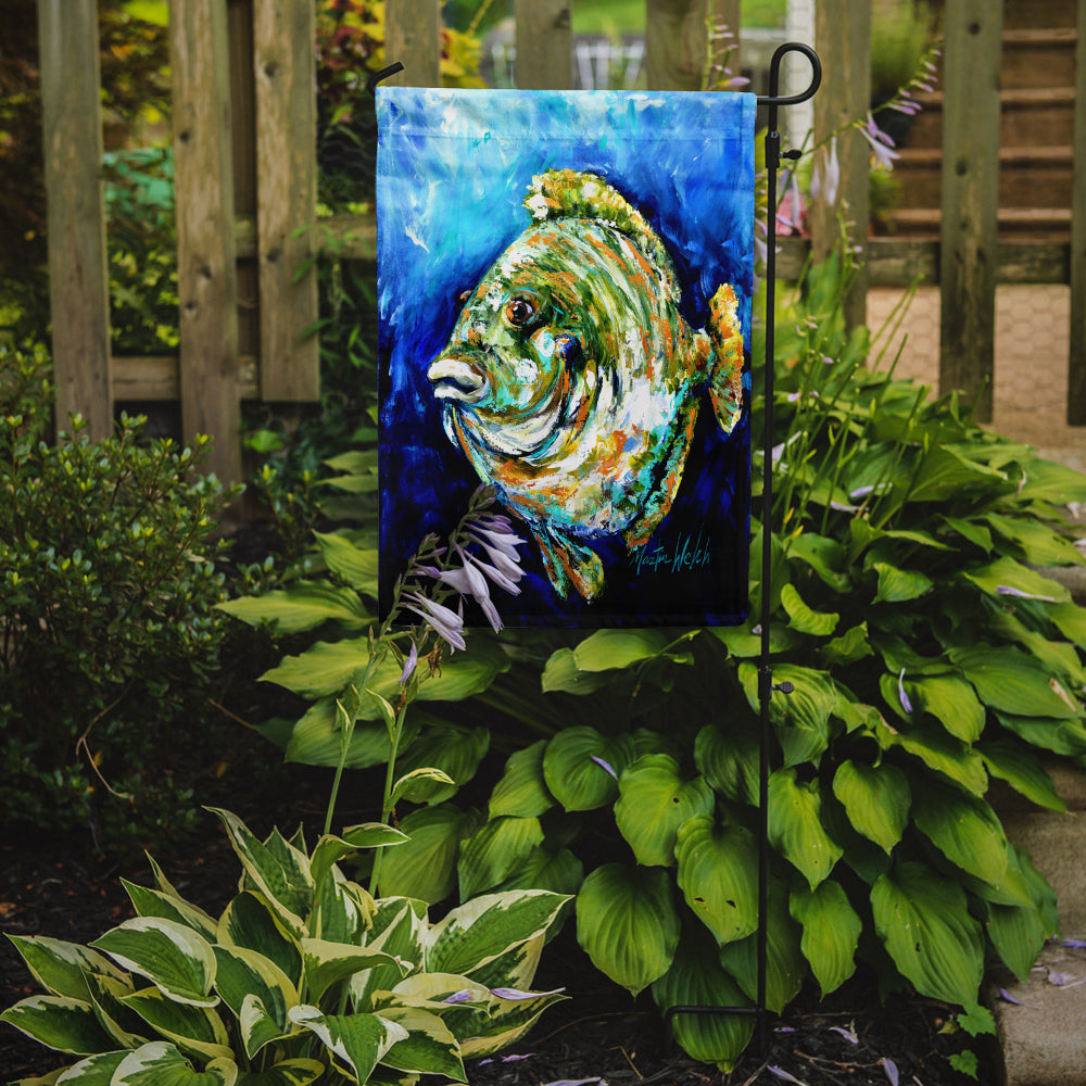 Lucky Blue Gill Fish Flag Garden Size MW1199GF  the-store.com.