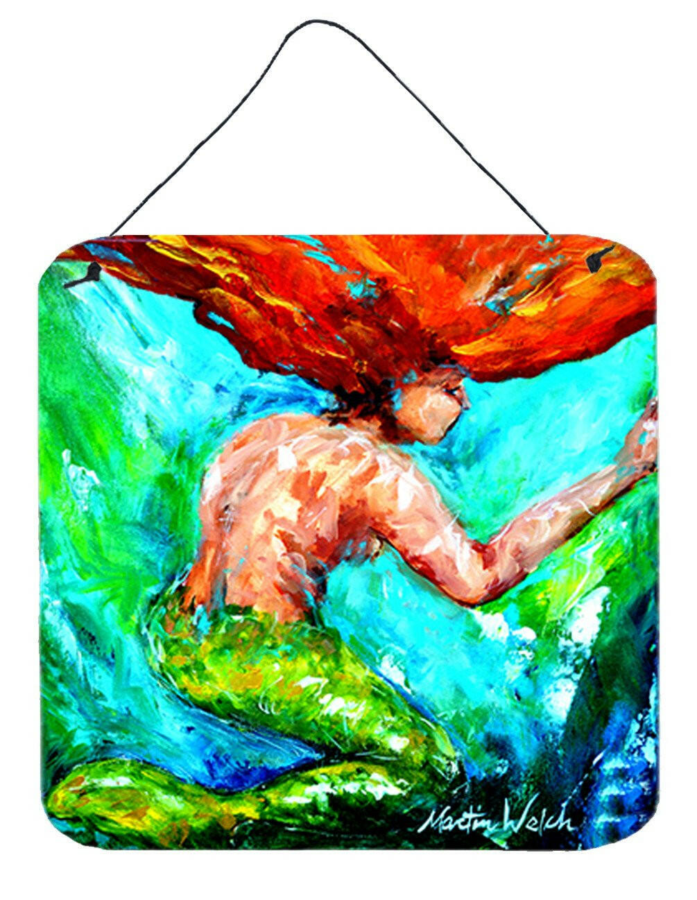 Mermaids Heaven Wall or Door Hanging Prints MW1200DS66 by Caroline's Treasures