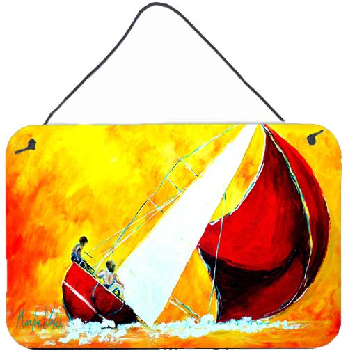 Sailboat Break Away Wall or Door Hanging Prints MW1211DS812 by Caroline's Treasures