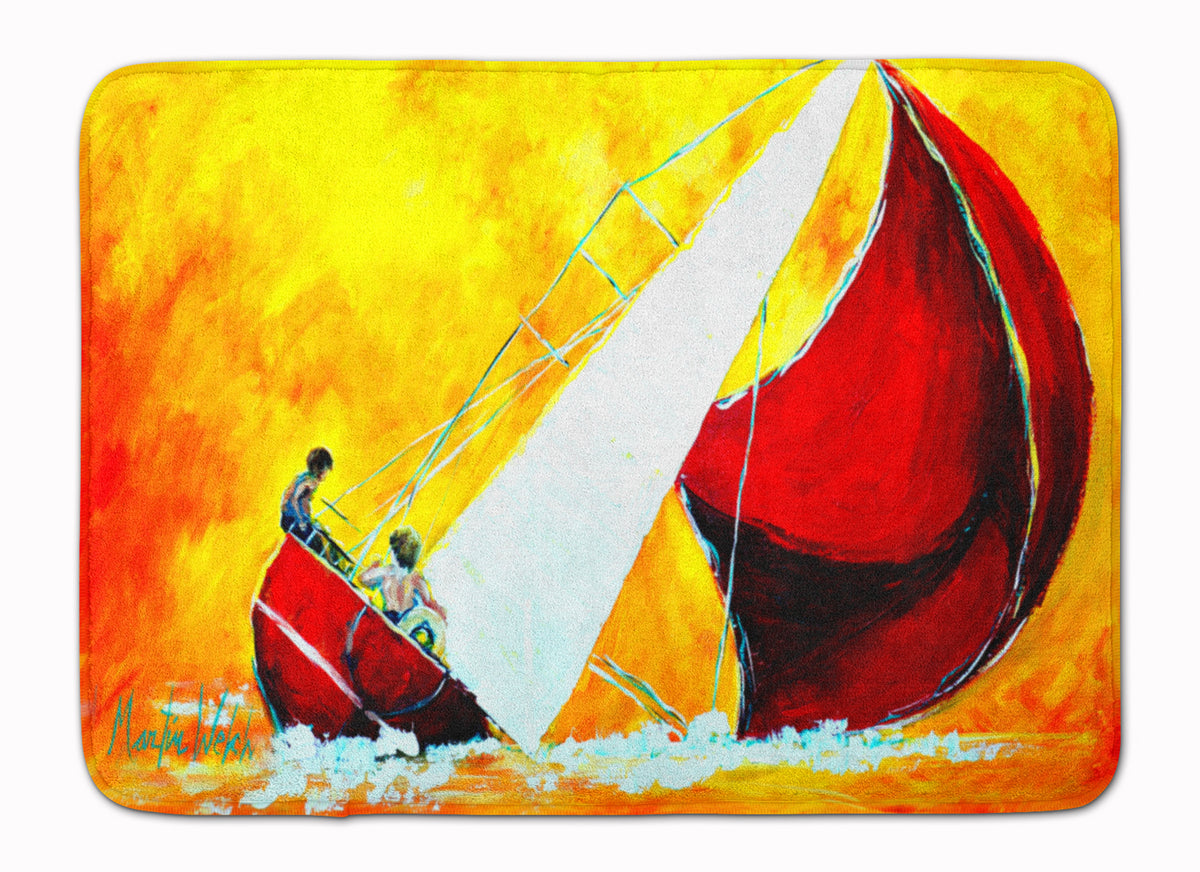 Sailboat Break Away Machine Washable Memory Foam Mat MW1211RUG - the-store.com