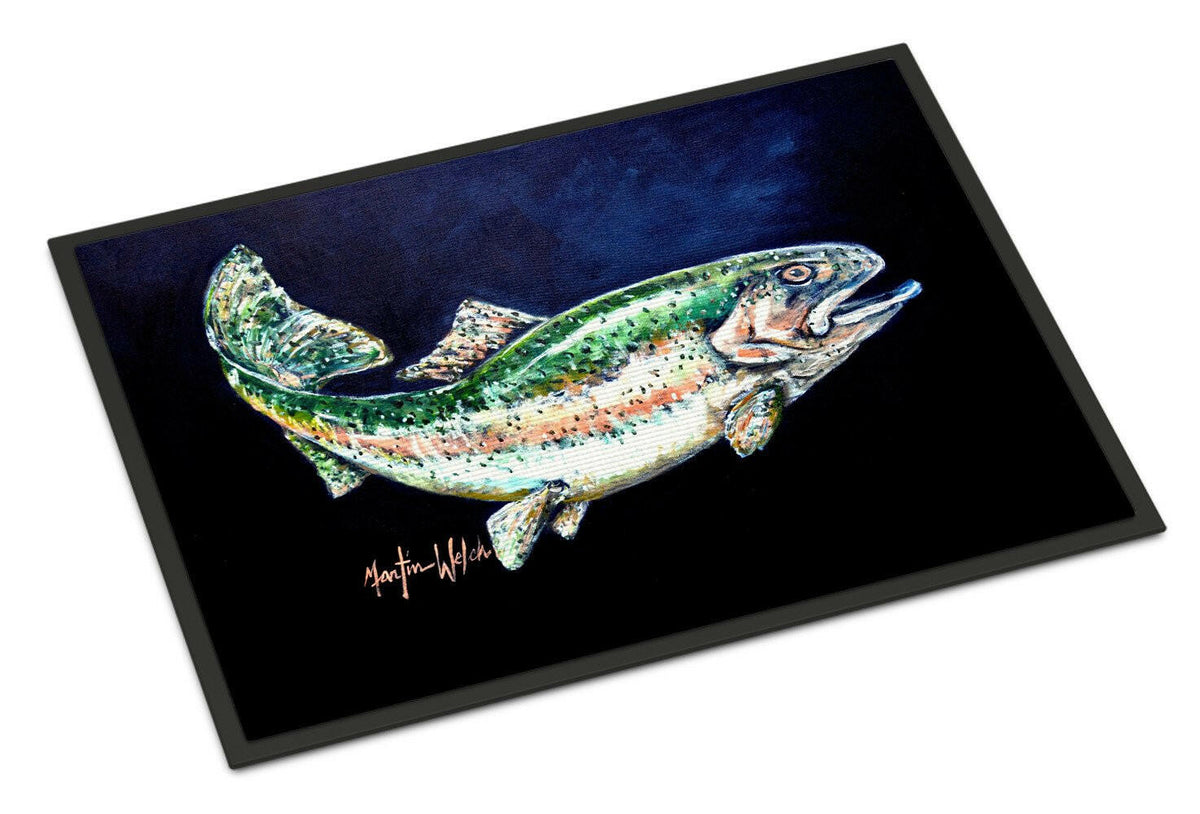 Deep Blue Rainbow Trout Indoor or Outdoor Mat 24x36 MW1213JMAT - the-store.com