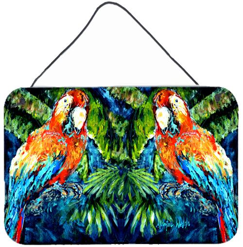 Parrots Yo Yo Mama Wall or Door Hanging Prints MW1216DS812 by Caroline's Treasures