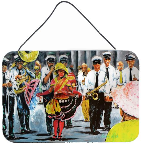 Dancing in the Streets Mardi Gras Wall or Door Hanging Prints by Caroline's Treasures