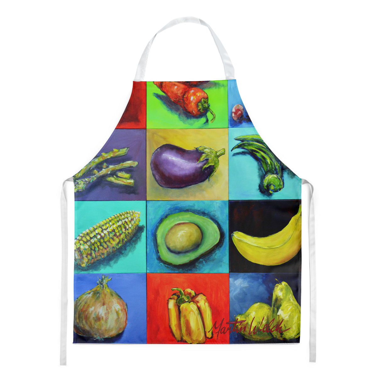 Mixed Fruits and Vegetables Apron MW1227APRON - the-store.com