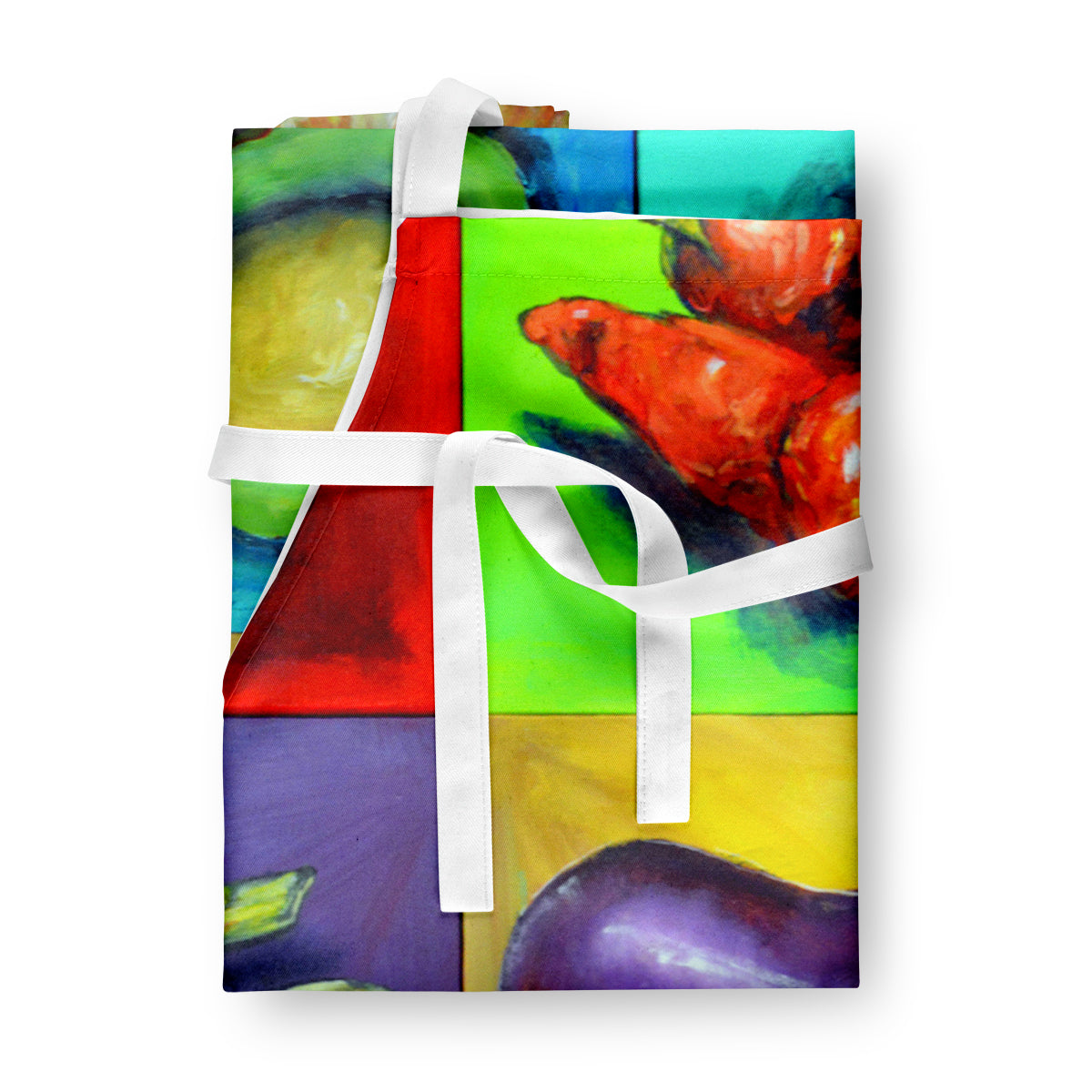 Mixed Fruits and Vegetables Apron MW1227APRON - the-store.com