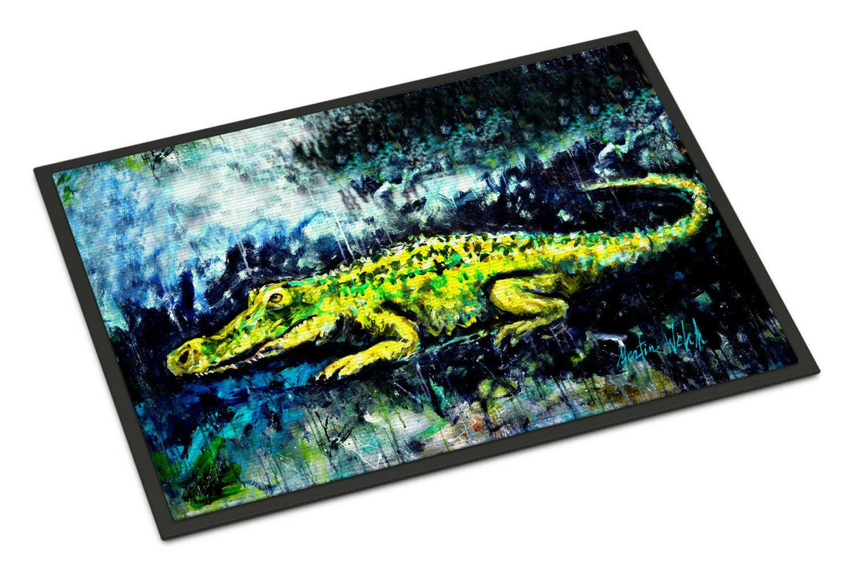 Sneaky Alligator Indoor or Outdoor Mat 24x36 MW1233JMAT - the-store.com