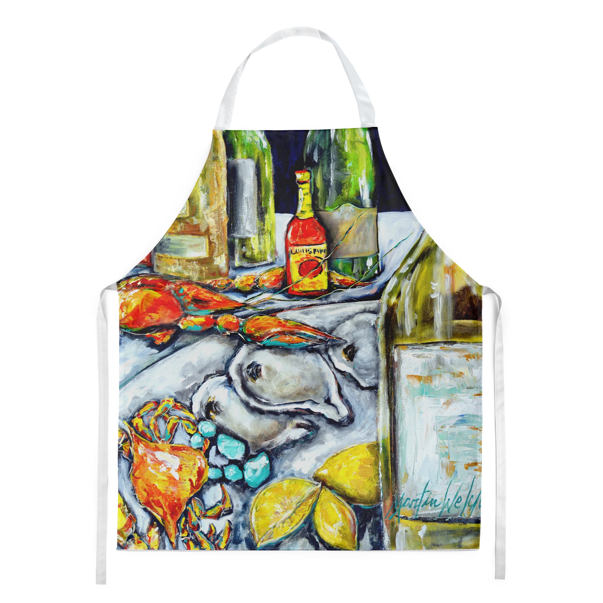 Sit a Spell Seafood Crab boil Apron MW1257APRON - the-store.com