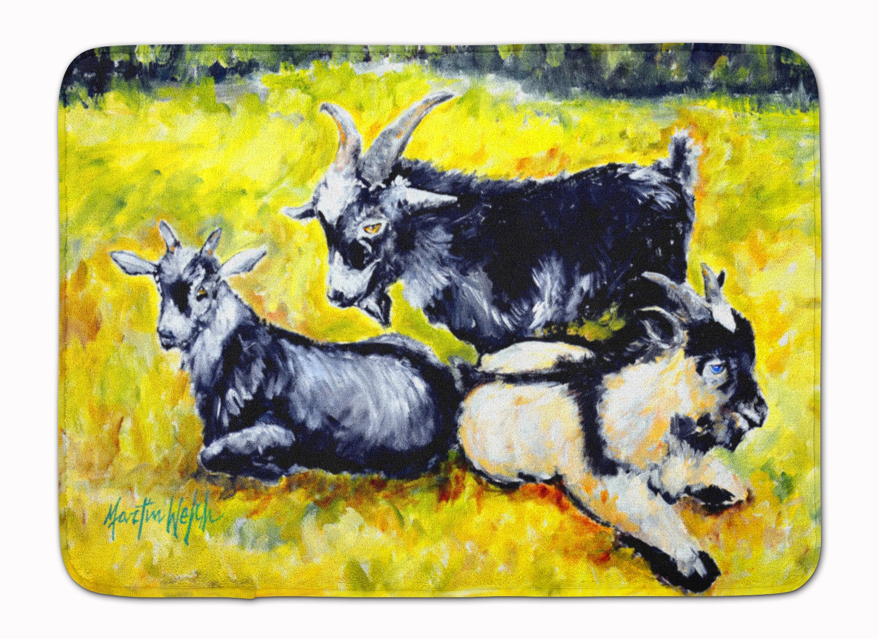 Three Goats Machine Washable Memory Foam Mat MW1266RUG - the-store.com