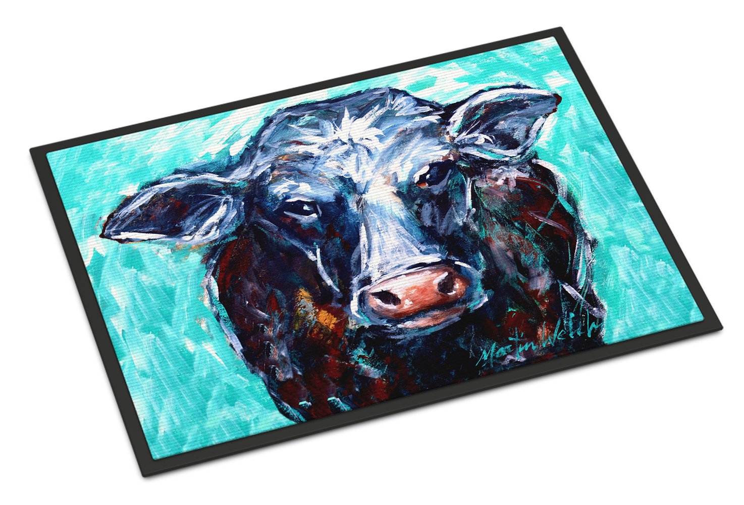 Moo Cow Indoor or Outdoor Mat 24x36 MW1280JMAT by Caroline's Treasures