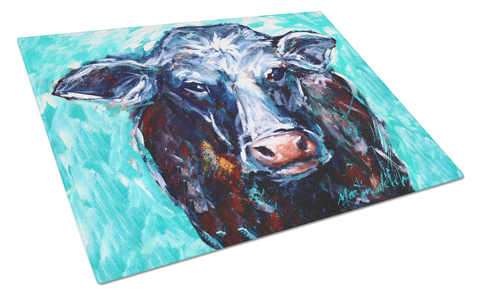 Moo Cow Glass Cutting Board Large MW1280LCB by Caroline's Treasures