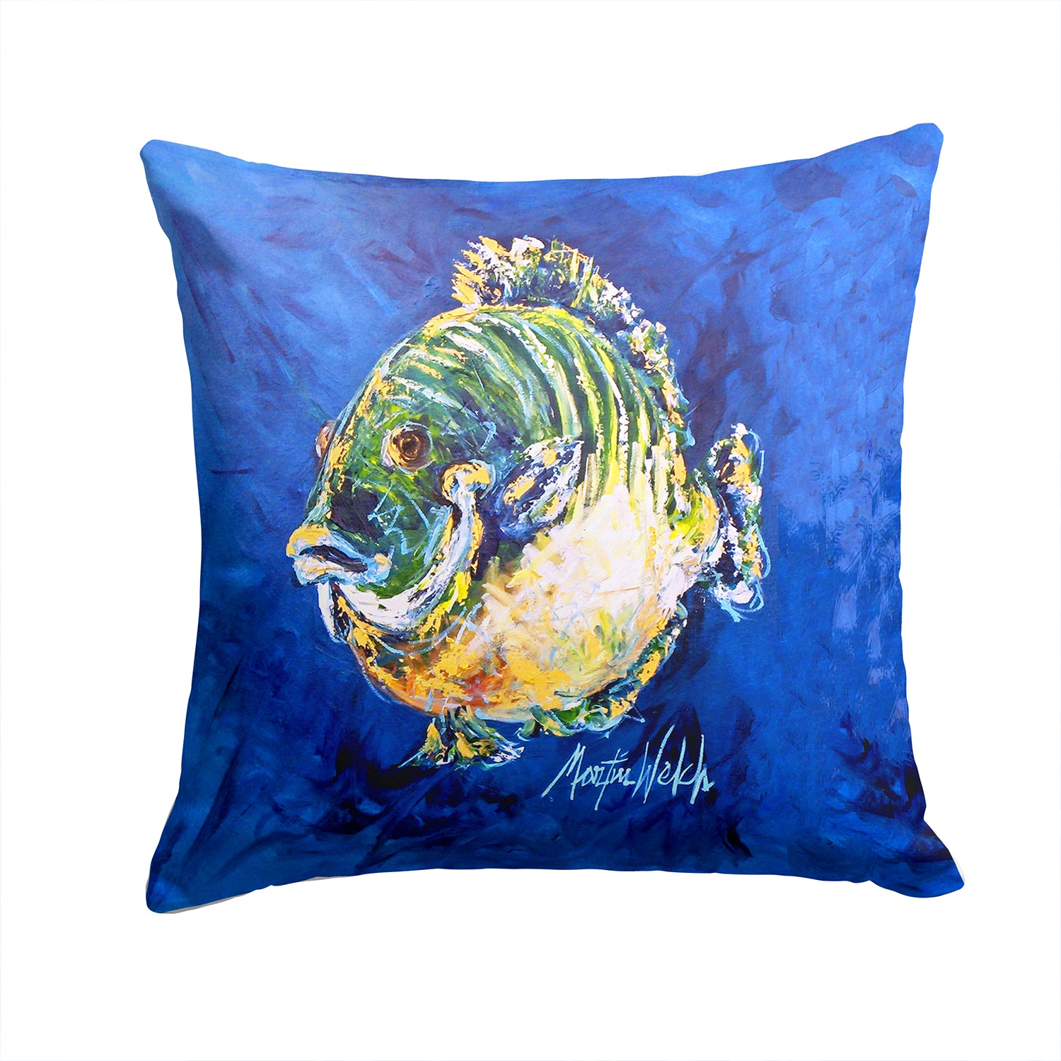 Blue Gill Fabric Decorative Pillow MW1307PW1414 - the-store.com