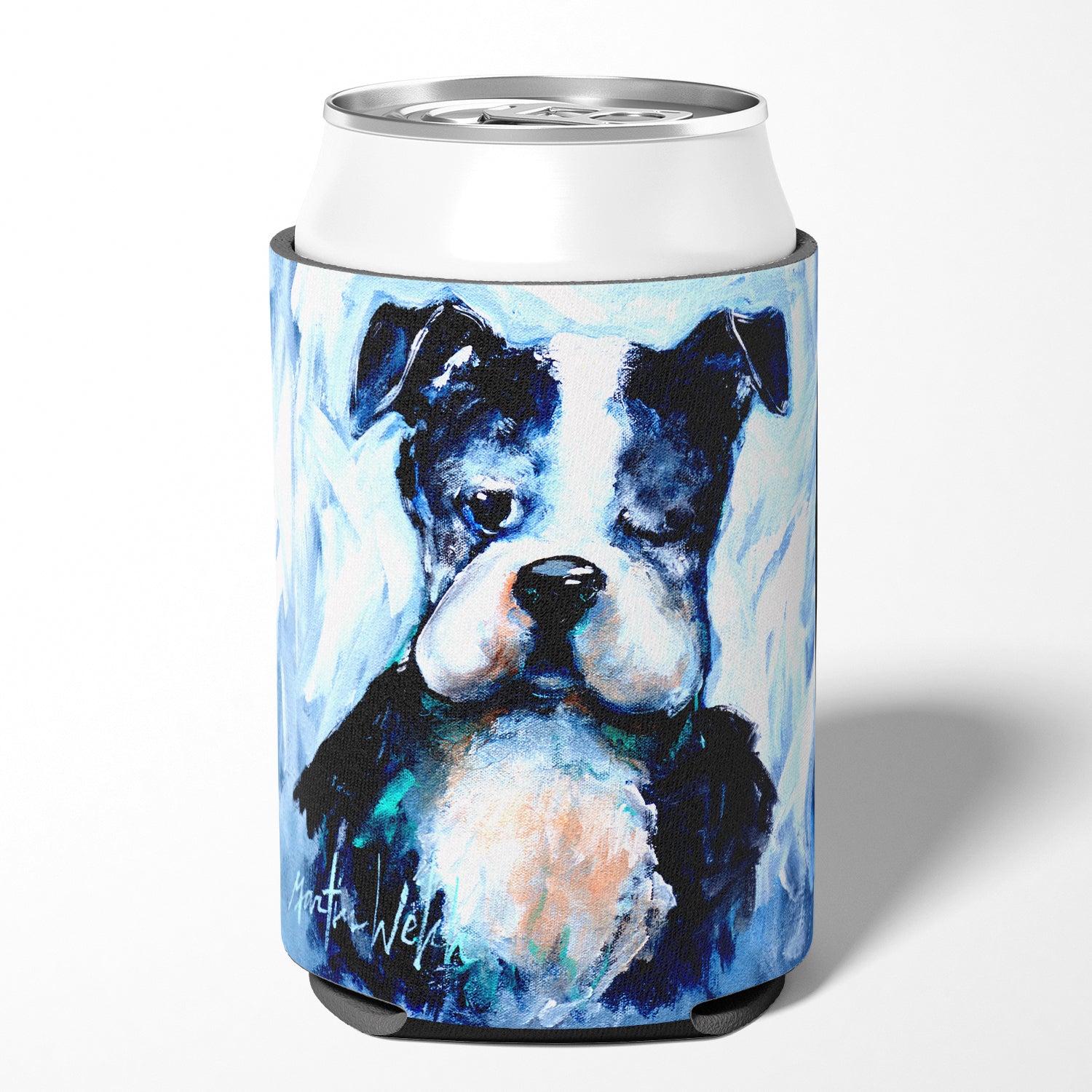 Boston Terrier Boston Tuff Can or Bottle Hugger MW1311CC  the-store.com.