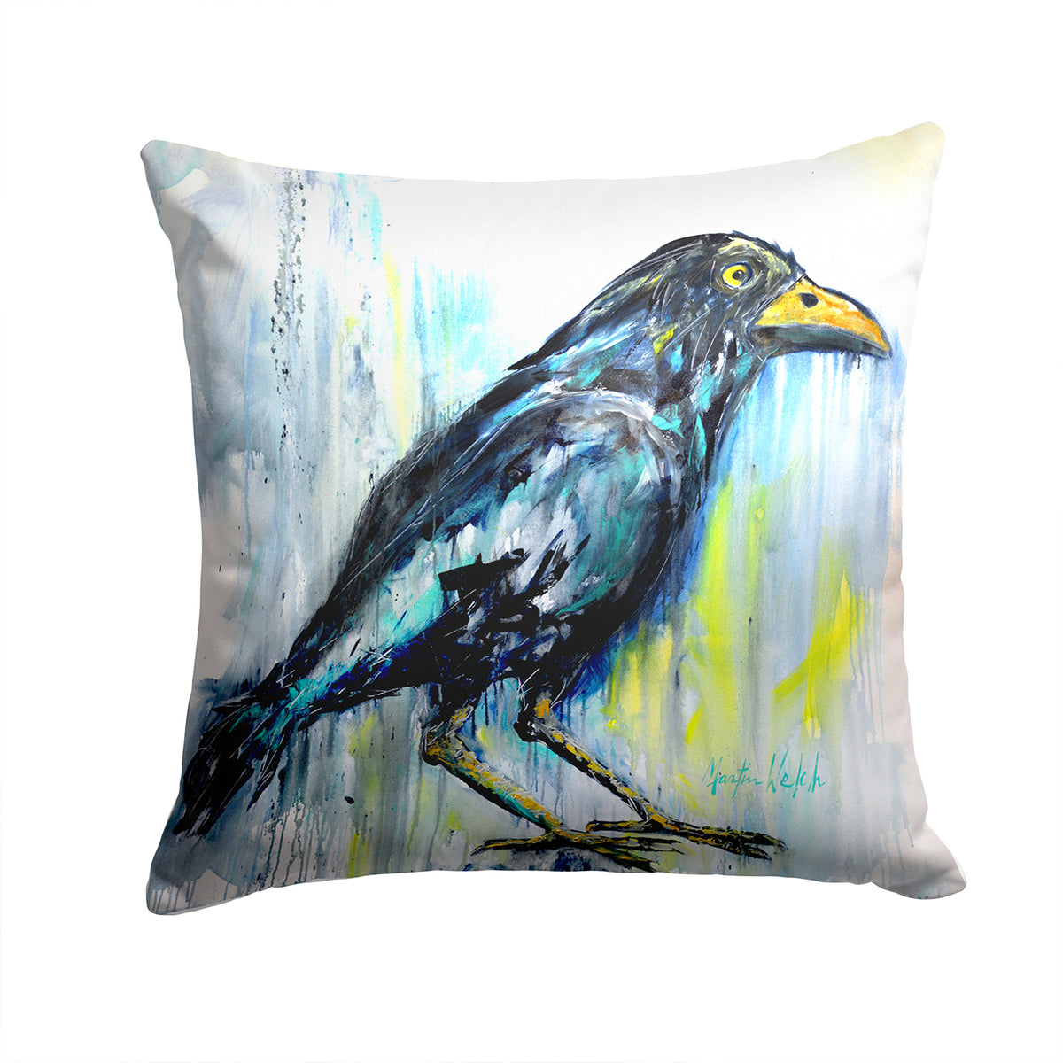 Burnt Corn Raven Fabric Decorative Pillow MW1318PW1414 - the-store.com