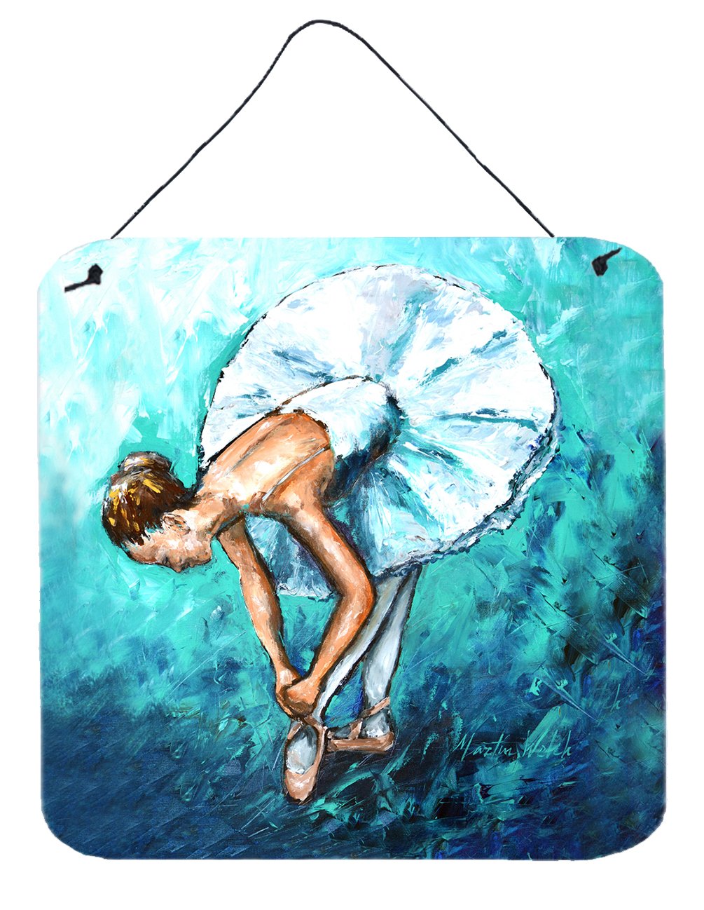 Ballet Early Pratice Wall or Door Hanging Prints MW1325DS66 by Caroline&#39;s Treasures