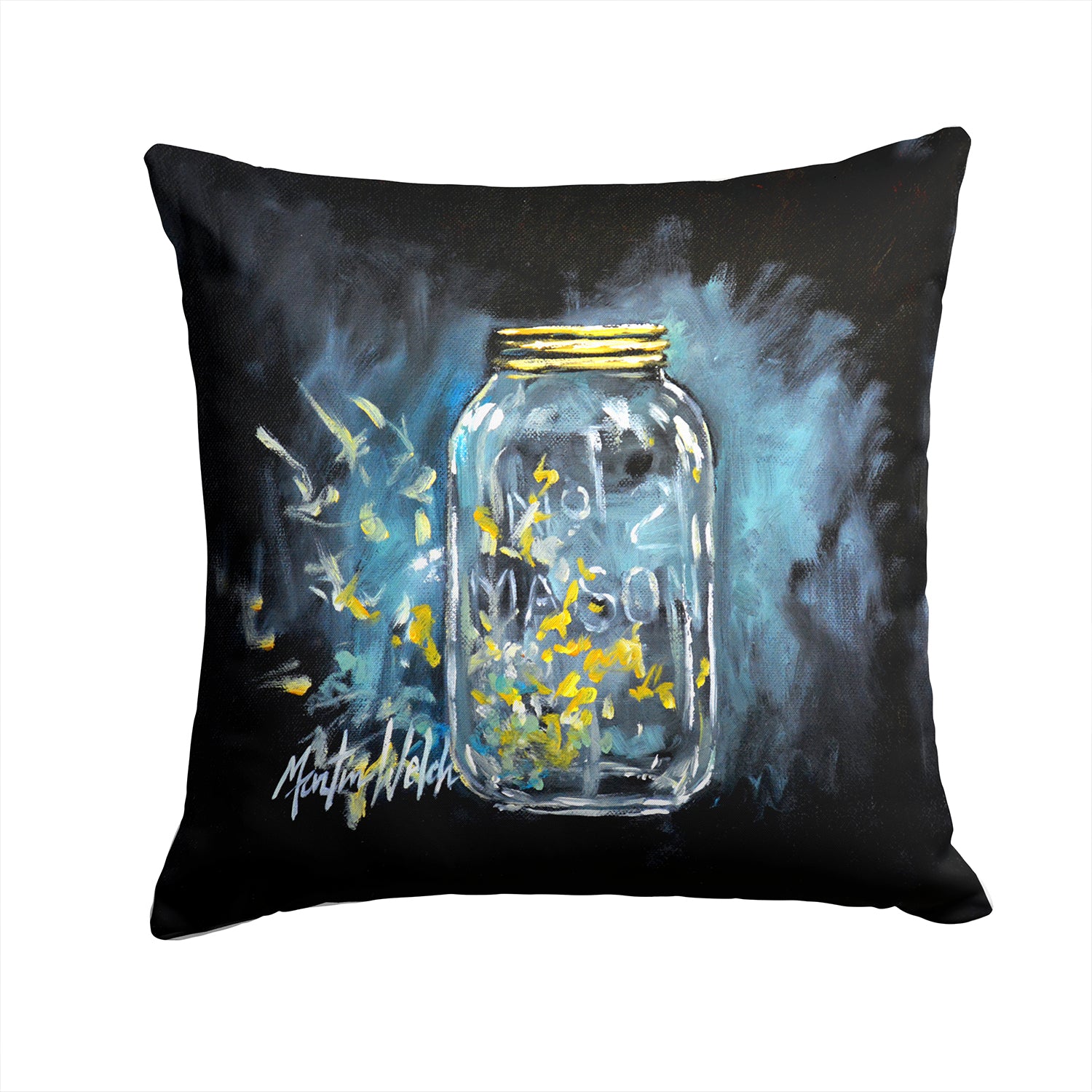 Lightning Bugs Fabric Decorative Pillow MW1335PW1414 - the-store.com