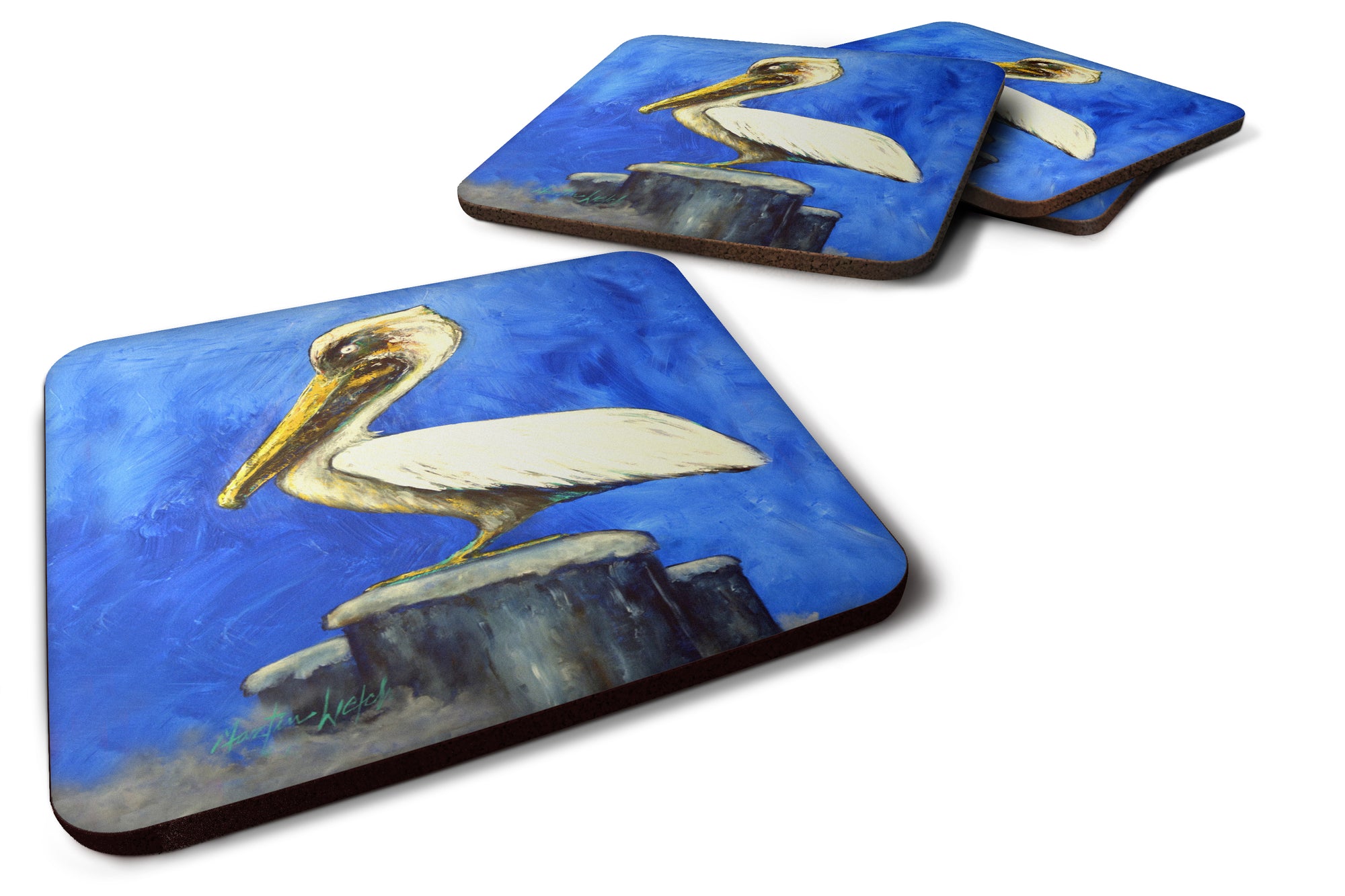 Pelican Texas Pete Foam Coaster Set of 4 MW1352FC - the-store.com